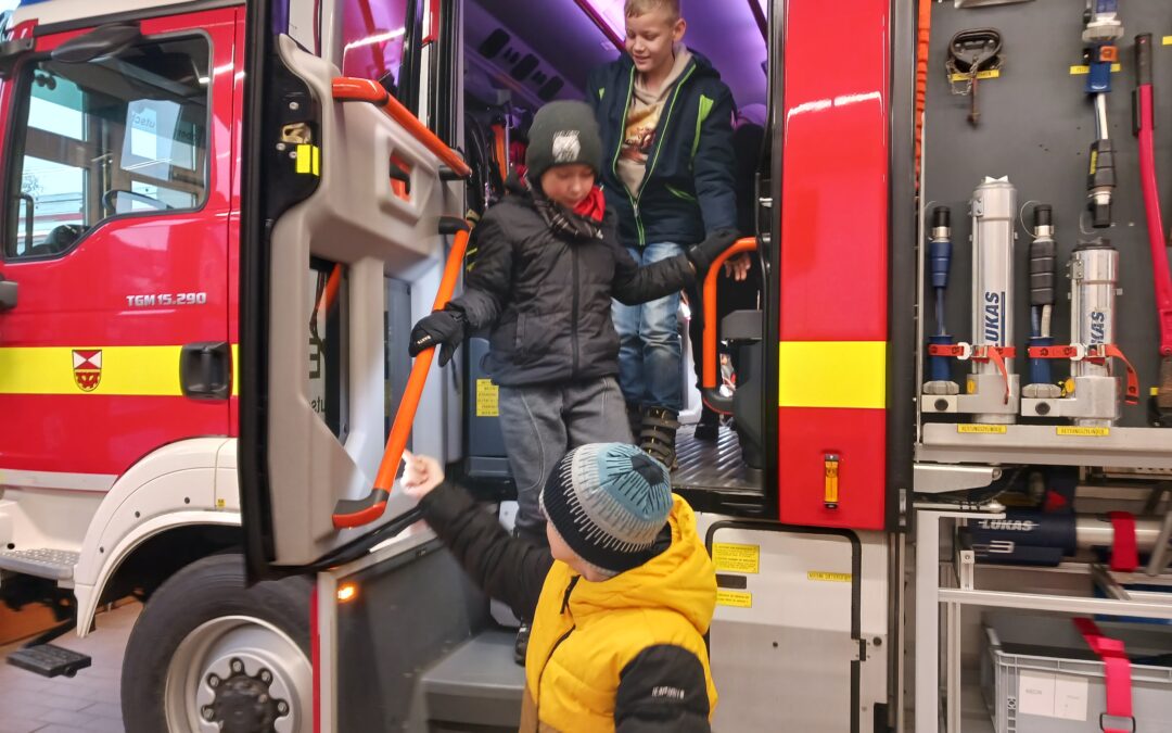 Ein Besuch bei der Feuerwehr