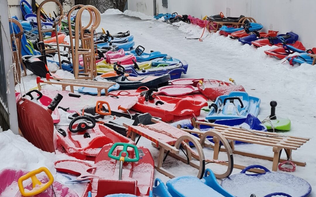 Auf geht’s zum Schlittenberg!