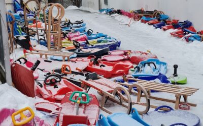 Auf geht’s zum Schlittenberg!