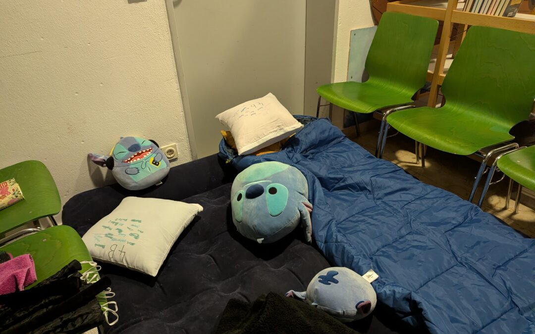 Übernachtungsparty der Klasse 4b